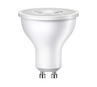 ledscom.de Bombilla LED GU10, PAR16, blanco cálido (2700 K), 5,8 W, 468 lm, 33°.