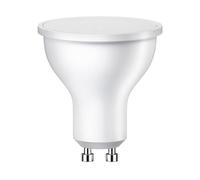 ledscom.de Bombilla LED GU10, PAR16, blanco cálido (2800 K), 0,5 W, 49lm, 100°, mate