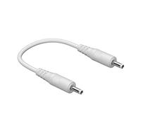 ledscom.de Cable de conexión para Sistema de Enchufe Atom, 0,1 m, Blanco