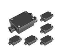 ledscom.de Conector de cable de 2 vías de 6 piezas para uso en exteriores, IP68, manguito para cable de 6-8 mm de diámetro