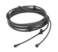 ledscom.de Distribuidor de 6 vías para Sistema enchufable Nemo (IP44), 5,1 m, Negro