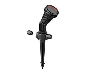 ledscom.de Foco de jardín con pincho de suelo PIRK para exterior, IP44, negro, 1x GU10 máx. 15W