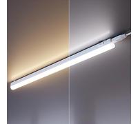 ledscom.de Juego de 4 lámparas LED para debajo de los armarios Rigel, cada una de 57,3cm, temperatura de color ajustable /, 33,312W, cada una de 830lm