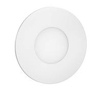 ledscom.de Lámpara LED para escaleras/plafón empotrable FEX para interiores y exteriores, redonda, 85mm Ø, blanco cálido