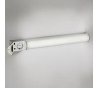 ledscom.de Lámpara LED para espejo FERIG, lámpara de baño con toma de corriente, 49 cm, 8,4 W, 964 lm, blanca