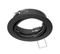 ledscom.de Marco para empotrar en el techo FERE, redondo, orientable, negro mate
