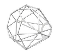 ledscom.de Pantalla Cage, blanca, 160mm Ø