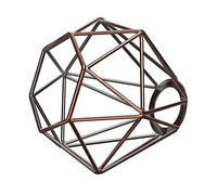 ledscom.de Pantalla Cage, bronce, E27 / E14, 160mm Ø
