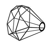 ledscom.de Pantalla Cage, negra, 200mm Ø