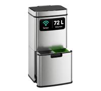 ledscom.de Papelera con sensor SORTA de 72 litros, sistema de separación de residuos de 3 compartimentos