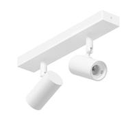 ledscom.de Plafón FARE, 2 luces, blanco mate, 2x E27 máx. 60W