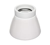 ledscom.de Plafón portalámpara MINZ, porcelana, blanco brillante, 1x E27 máx. 300W