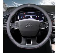 LEDSIX Funda Volante Coche, para Citroen C1 C2 C3 C4 C5 Protector Volante Coche Antideslizante Transpirable Durable Interieur Accessoires,A