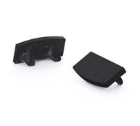 LEDsON Tapa de aluminio para perfil LED Sl7 sin agujero para cable, color negro