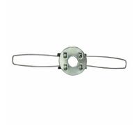 LEDSone Soporte de clip de resorte para pantallas de lámpara, Reino Unido IP30 para cualquier habitación, bar, dormitorio, comedor, entrada, pasillo, cocina, sala de estar (2 alas, 12 cm)