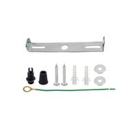 LEDSone Soporte de placa de techo para accesorio de iluminación 100mm Acero inoxidable Placa Fijación la Lámpara Soporte con tornillos para lámpara de iluminación de techo de oficina en casa