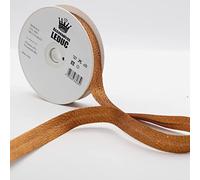 Leduc 20 metros sesgo 13 colores metal Lurex - para costura doble pliegue 8+20+8 mm calidad italiana 9564 COPPER