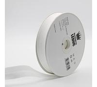 Leduc 20 metros sesgo de algodón, 30 colores diferentes, para costura doble pliegue, 8+20+8 mm, calidad italiana, blanco 5500