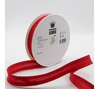 Leduc 20 metros sesgo de algodón, 30 colores diferentes, para costura doble pliegue, 8+20+8 mm, calidad italiana Red 5515