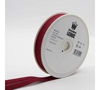 Leduc 20 metros sesgo de algodón, 30 colores diferentes, para costura doble pliegue, 8+20+8 mm, calidad italiana, burdeos 5574