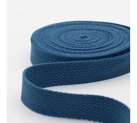 Leduc 3 Metros Correa de algodón Equipaje asa Bandolera Arnés Mochila de Cuero Azul (86) 2,5 cm