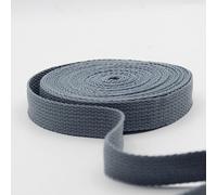 Leduc 3 Metros Correa de algodón Equipaje asa Bandolera Arnés Mochila de Cuero Gris (24) 2,5 cm