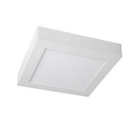 LEDUNI ® Downlight Plafón Superficie LED Cuadrado 20W 2000LM Color Blanco Neutro 4000K Angulo 120 IP40 OPAL Aluminio 225 * 225 * 20Hmm Pack 2 Unidades