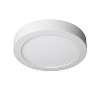 LEDUNI ® Downlight Plafón Superficie LED Redonda 20W 2000LM Color Blanco Frío 6000K Angulo 120 IP40 OPAL Aluminio 225 * 40Hmm Pack 5 Unidades