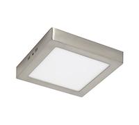 LEDUNI ® Pack 5 Unidades Downlight Plafón Níquel Superficie LED Cuadrado 6W 480LM Color Blanco Frío 6500K Angulo 120 IP44 Dimensión 120 * 120 * 40Hmm