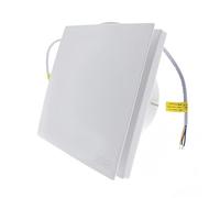 LEDUNI Ventilador extractor de baño aire válvula antirretorno, Silencioso, Bajo consumo,Corte 150 mm Ideal para Baño,Cocina,Inodoro,Calidad Blanco (22W)