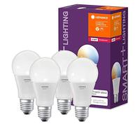 Ledvance Ampoule Lámpara LED hogar Inteligente E27, 8.5 W, Color de la luz (Blanco frío-Blanco cálido) controlable, 4 Unidad (Paquete de 1), 4