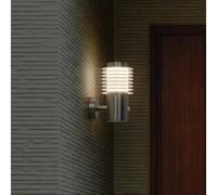 LEDVANCE aplique de pared LED Endura Style Rondo, acero inoxidable, sensor