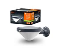 LED Solar Lámpara de Exterior de Pared Endura Estilo Negro IP44 4,5W Movimiento