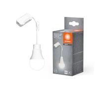 LEDVANCE Bombilla LED Renovation A75 Terminal Block, 4000 K, blanco neutro, 10 W, 1055 lm, color blanco, montaje directo, para obras, mudanzas, cable IP20 cm