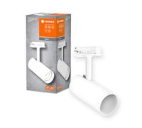 LEDVANCE TRACKLIGHT Schienensystem-Leuchtenkopf, weiß, mit GU10-Sockel, kann mit einfacher oder smarter Lampe bestückt werden, smart, WiFi, Loft-artiges Design, Schutzklasse IP20