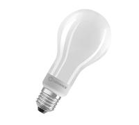 Ledvance Classic A150 Dim. Bombilla led standard mate regulable 220-240V 18W 2700K E27. 2.452 Lumen. Equivalente a 150W. 15.000 Horas. 128 X 70mm. Luz cálida.