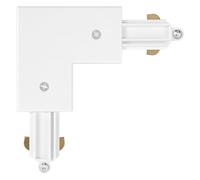 LEDVANCE Conector de esquina de 90° TRACKLIGHT opcional, blanco, para conectar dos carriles de alimentación en las esquinas, diseño moderno tipo loft, para implementar diferentes arreglos