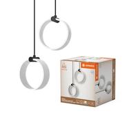 LEDVANCE Decor Circle lámpara colgante decorativa, 2 luces, PL, 14W, 930lm,