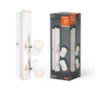 LEDVANCE DECOR SPOT MARS, 29W, 1.490lm, blanco, foco, cabezales ajustables, versátil, foco de interior, luz de color blanco cálido, acabado de alta calidad, montaje fácil