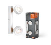 LEDVANCE DECOR SPOT PLUTO, 9,6W, 615lm, blanco, foco, cabezales ajustables, versátil, foco de interior, luz de luz blanco cálido, óptica de alta calidad, montaje fácil