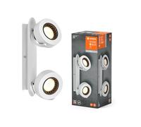 LEDVANCE DECOR SPOT VENUS, 10,5W, 450lm, blanco, foco, cabezales ajustables, versátil, foco de interior, luz de color blanco cálido, acabado de alta calidad, montaje fácil