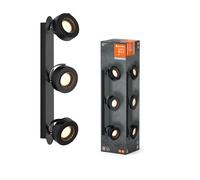 LEDVANCE DECOR SPOT VENUS, 16W, 650lm, negro, foco, cabezales ajustables, versátil, foco de interior, luz de color blanco cálido, acabado de alta calidad, montaje fácil