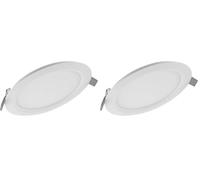 LEDVANCE DL SLIM DN105 6W/3000K WT IP20 (Paquete de 2)