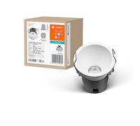 LEDVANCE Downlight empotrable SPOT TWIST, blanco, 5W, 400lm, 840 WT, 70 mm de diámetro, color de luz blanco frío, 90% menos consumo de energía en comparación con los downlights halógenos, 4000K