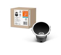 LEDVANCE Downlight empotrable SPOT TWIST, negro, 10W, 800lm, 840 WT, 93 mm de diámetro, temperatura de color blanco frío, 90% menos consumo de energía en comparación con los downlights halógenos