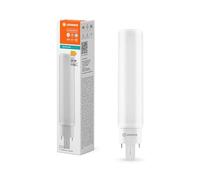 LEDVANCE Dulux D/E LED 10 W - 840 blanco frío | repuesto para 26 W, color blanco, negro y gris