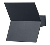LEDVANCE ENDURA STYLE BAT 50cm- Lámpara de exterior moderna, con carcasa de aluminio, aplique LED, 9,5W, 3000K, 580 Lumen, RAL 7016 gris oscuro, forma de ala