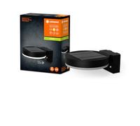 LEDVANCE Wandleuchte für Aussenanwendung | ENDURA STYLE | Solar Sensor Wall Circle | warmweiss | 6W| mit Bewegungs- & Tageslichtsensor
