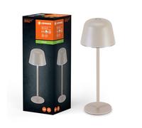 LEDVANCE ENDURA STYLE TABLE Außenleuchte, 2,5W, 200lm, beige, Tischleuchte, wiederaufladbarer Akku, IP54 Schutzklasse, stufenloses Dimmen, Lichthelligkeits-Memory-Funktion