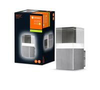 Ledvance Exterior Lámpara Pared Endura Style Cristal Acero 4,5W Blanco Cálido